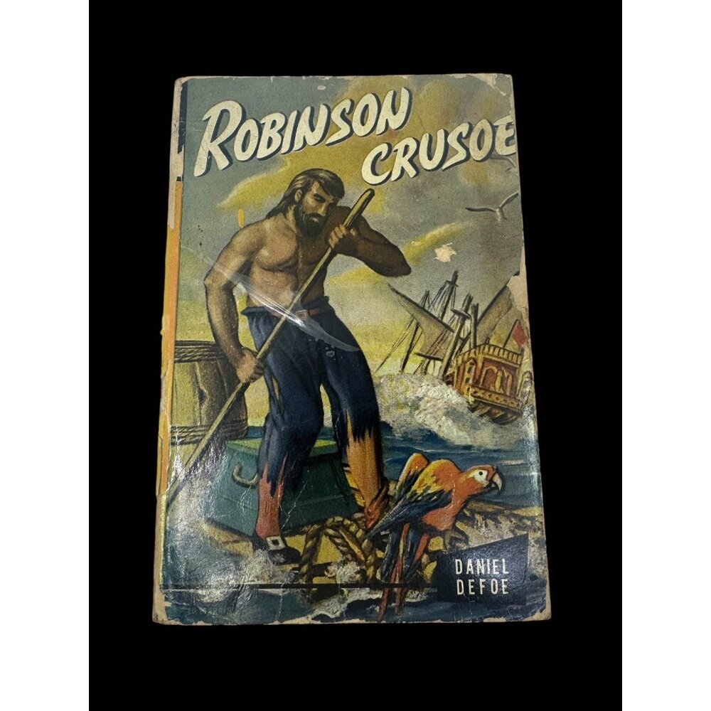 Vintage Giant Junior Classics‎ Robinson Crusoe Daniel Defoe Paperback AS/IS
